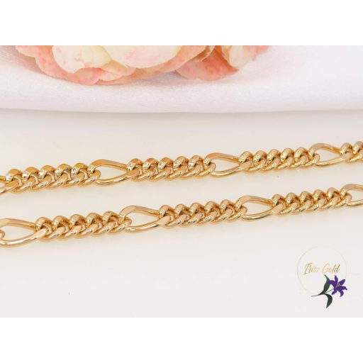 Xuping Frank-50 gold filled csavart szemes nyaklánc-18k