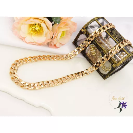 Andora-60 kerekszemes hosszú vastag nyaklánc-18K 