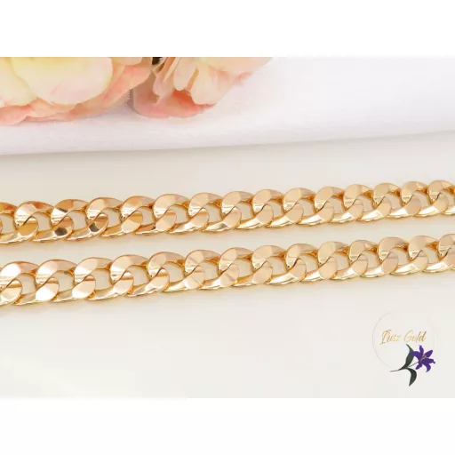 Andora-60 kerekszemes hosszú vastag nyaklánc-18K 