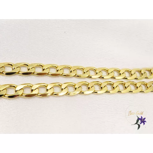 Bartold-50 hosszúkás szemű nyaklánc-14K 