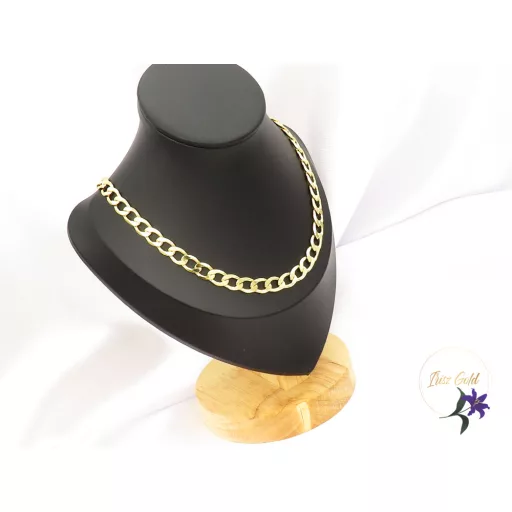 Bartold-50 hosszúkás szemű nyaklánc-14K 