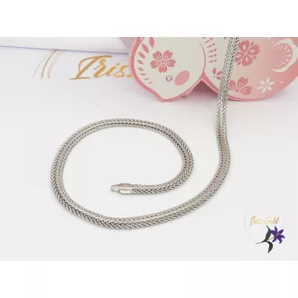 Lizinke gold filled halszálkás ródium nyaklánc