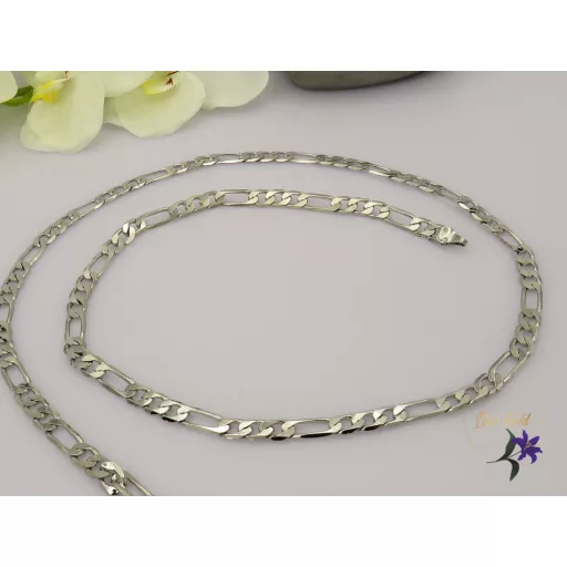 Figaró-46 gold filled nyaklánc -ródium-CMJ