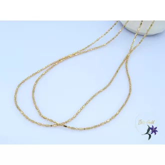 Elizabett dupla soros  gold filled nyaklánc-18K 