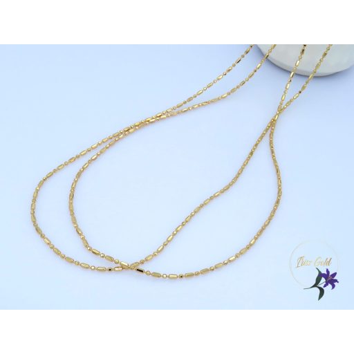 Elizabett dupla soros  gold filled nyaklánc-18K 
