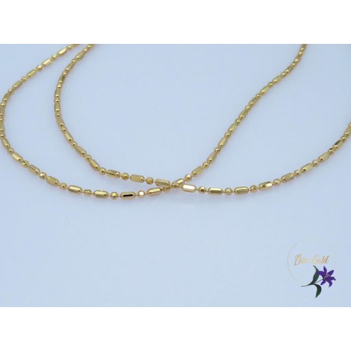 Elizabett dupla soros  gold filled nyaklánc-18K 