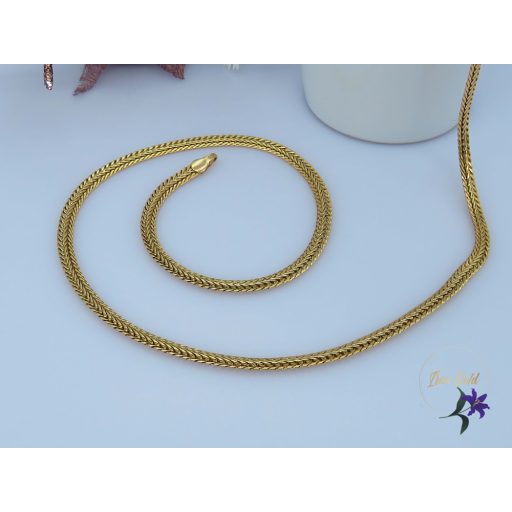Enci gold filled halszálkás nyaklánc-18K 