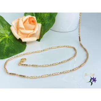   Liza goldfilled antiallergén hosszú és kerek szemekből álló nyaklánc 18K