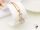 Xuping Deniza antiallergén nagyköves medálos nyaklánc fehér-18K