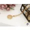 Ártemisz Gold Filled kerek medálos nyaklánc-18K 