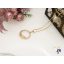 Florina Gold Filled nyaklánc kör alakú medállal cirkóna kő dísszel -18K 