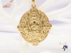 Jonna-50 Gold Filled nyaklánc vallási témájú medállal-18K