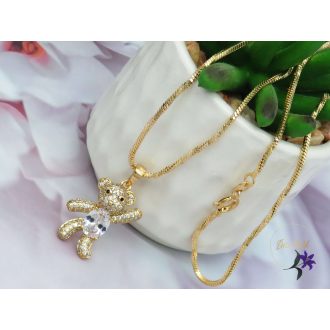 Antiallergén macis nyaklánc -18K 