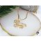 Hors lovas medálos nyaklánc -18K 