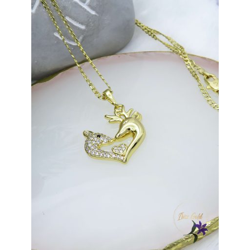 Baenti medálos nyaklánc -14K