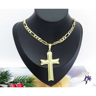 Figaró nagykeresztes nyaklánc -14K 