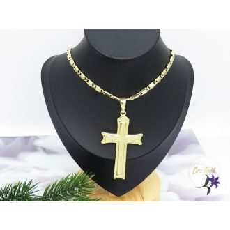 Lajla nagykeresztes nyaklánc -14K 