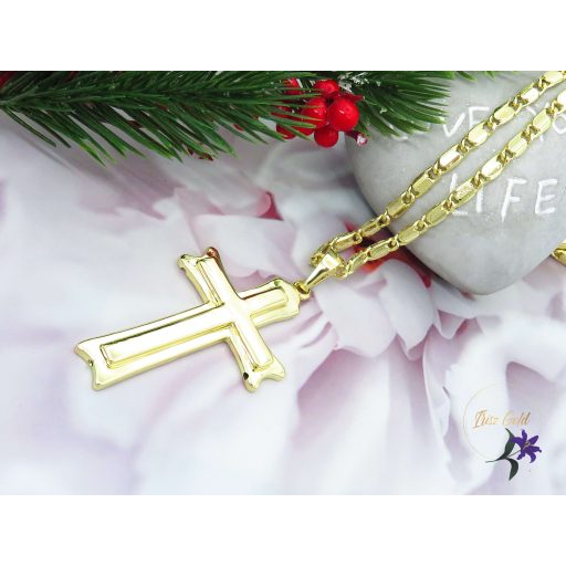 Lajla nagykeresztes nyaklánc -14K 