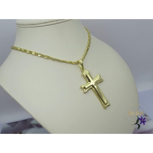 Lajla nagykeresztes nyaklánc -14K 