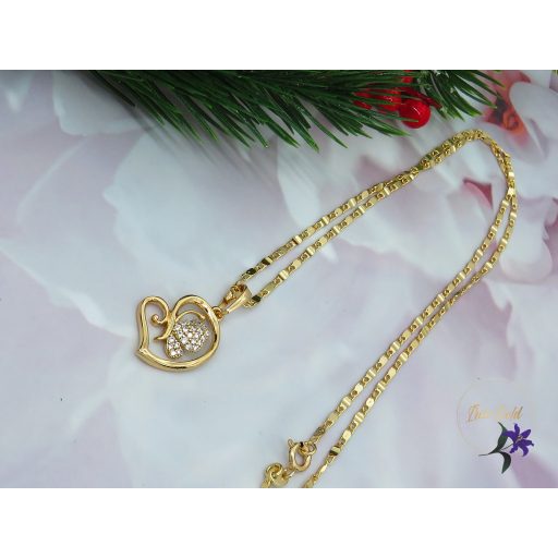 Narin XP pillangó medálos nyaklánc-18K 