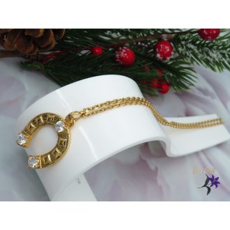 Fortuna XP szerencse patkó nyaklánc -18K 