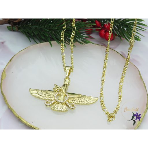 Antiallergén Farahar medálos nyaklánc -14K 