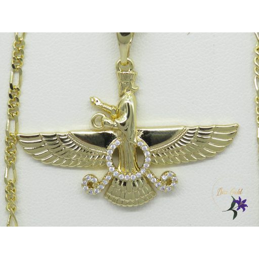 Antiallergén Farahar medálos nyaklánc -14K 