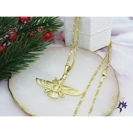 Antiallergén Farahar medálos nyaklánc -14K 