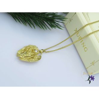 Noveli Xuping antiallergén angyal medálos nyaklánc-14K 
