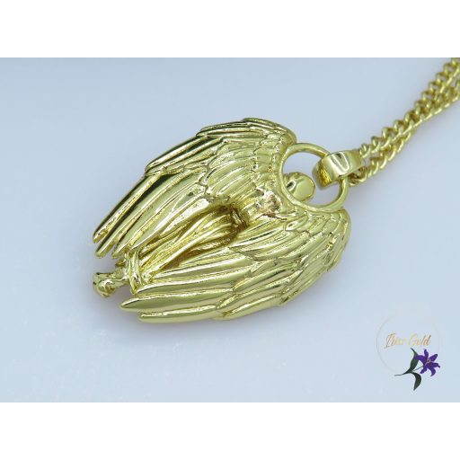 Noveli Xuping antiallergén angyal medálos nyaklánc-14K 