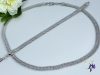 Xuping Darina antiallergén fonott szemes szett nyaklánc, karkötő ,ródium