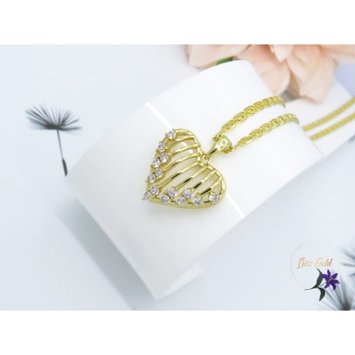 Antiallergén Livia medálos nyaklánc -14K