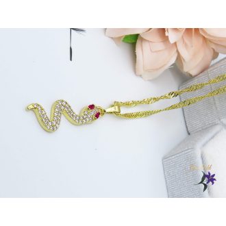 Antiallergén Kígyós nyaklánc -14K 