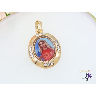 Xuping Zűz Máriát ábrázoló medál-18K 