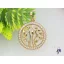 Ártemisz Gold Filled kerek medál-18K 