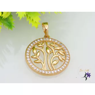 Ártemisz Gold Filled kerek medál-18K 