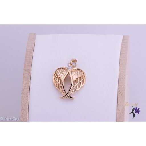 Lori antiallergén angyalszárny medál-18K 