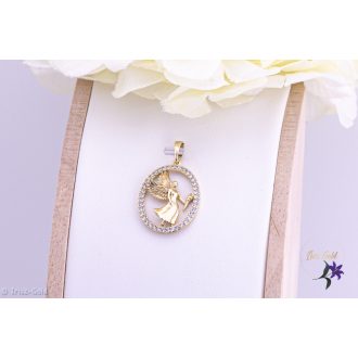 Livia antiallergén angyal medál -14K 