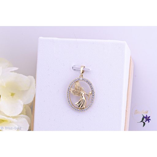 Livia antiallergén angyal medál -14K 