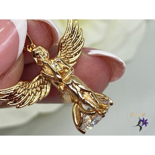 Xuping Ülő angyal medál -18k 
