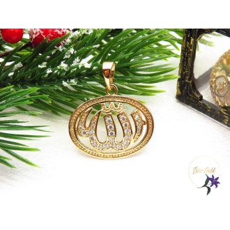   Xuping Gold Filled ovális medál tűcirkon kövekkel-Minetta-18k 