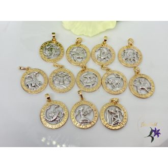   Xuping Horoszkópos anitallergén medál bármilyen állatövi jeggyel-multicolor- 18K