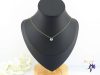 Kiara antiallergén JingJing swarovski kék köves medálos nyaklánc -14K 