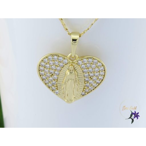 Bona antiallergén Jézust ábrázoló medálos nyaklánc -14K 