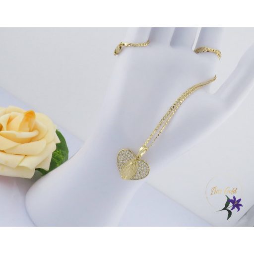 Bona antiallergén Jézust ábrázoló medálos nyaklánc -14K 