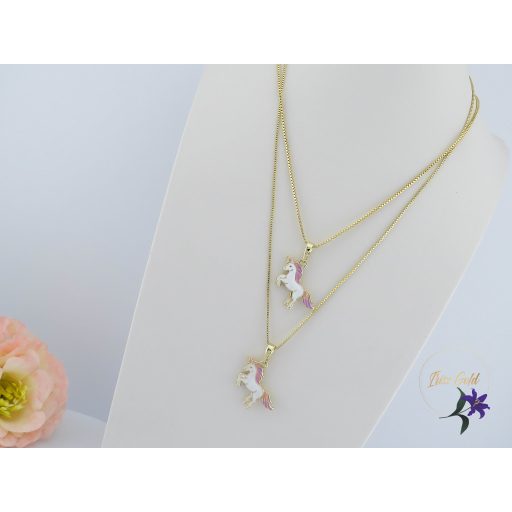 Unikornis gyermek-35 antiallergén nyaklánc-14K 