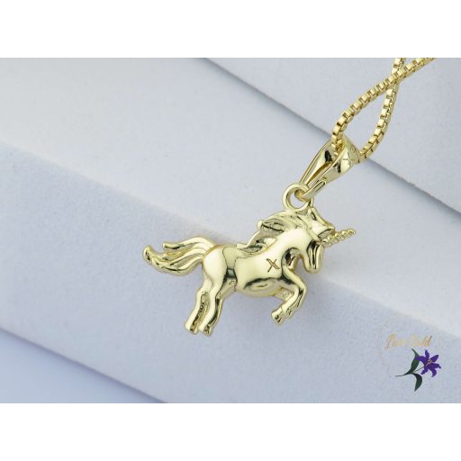 Unikornis gyermek-40 antiallergén nyaklánc-14K 