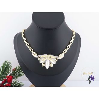   Nelli antiallergén 50 cm középen virág díszítésű nyakék -multicolor 