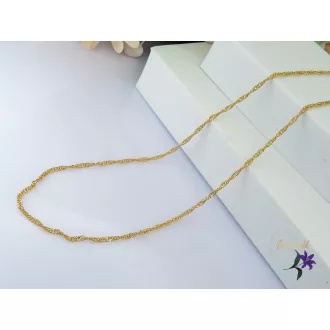 Amika- 50 antiallergén sodrott nyaklánc-18K 