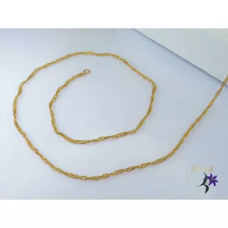 Amika- 50 antiallergén sodrott nyaklánc-18K 